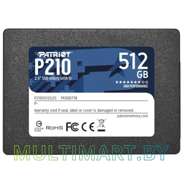 SSD диск Patriot P210 512GB (P210S512G25)